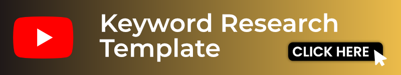 YouTube Keyword Research Template