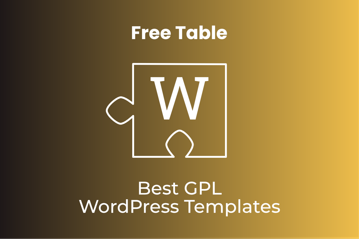 WordPress GPL Table